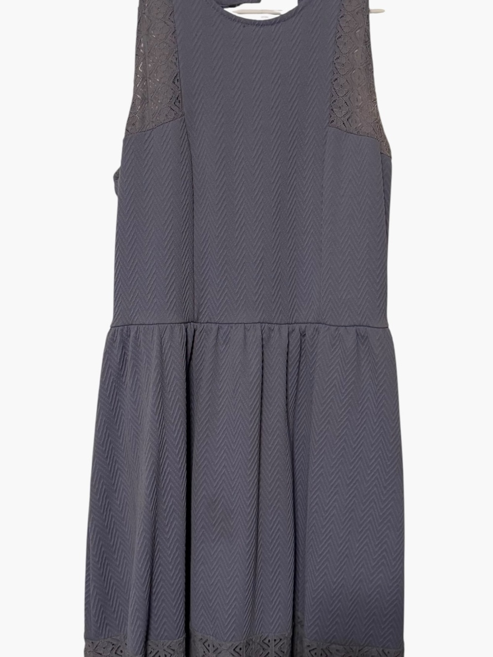 Rewind Sleeveless Midi Dress in Blue Gray